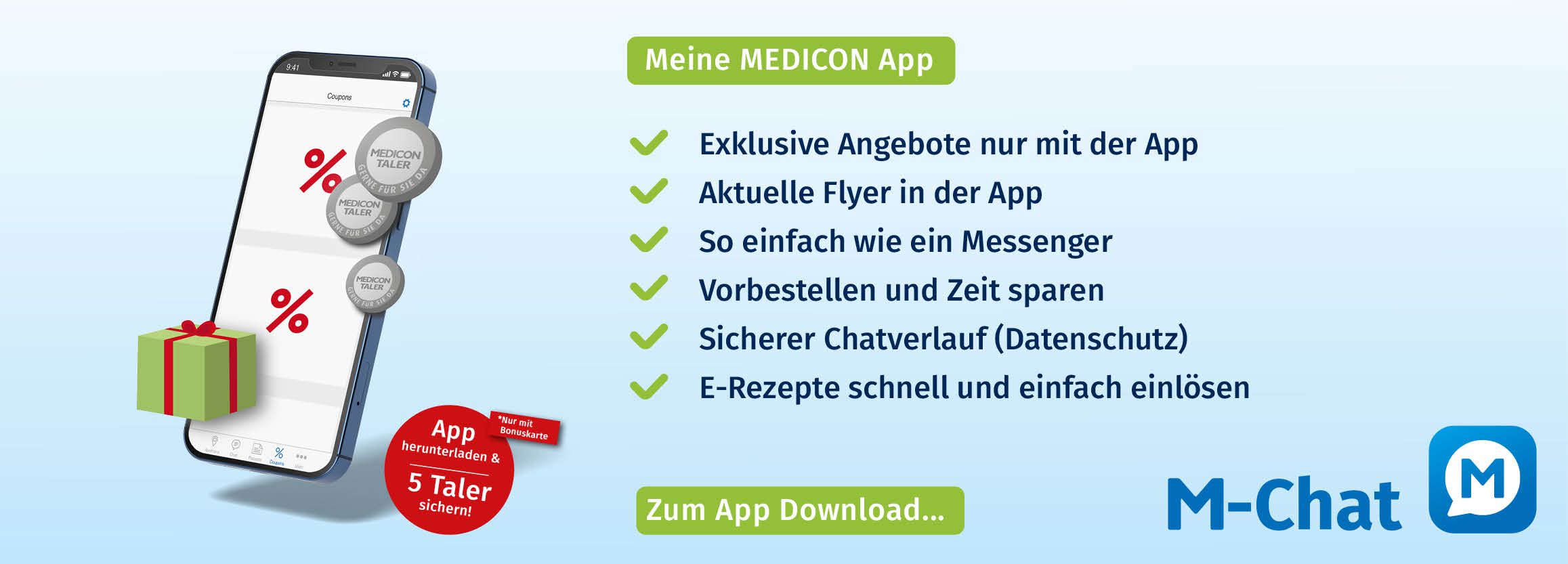 Die MEDICON Apotheken App